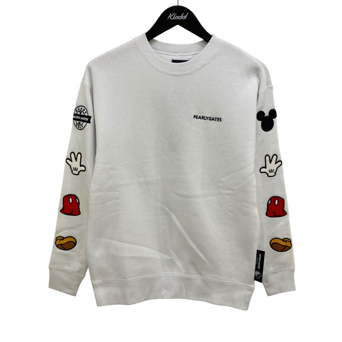ミッキーマウスパッチロングスリーブTシャツ