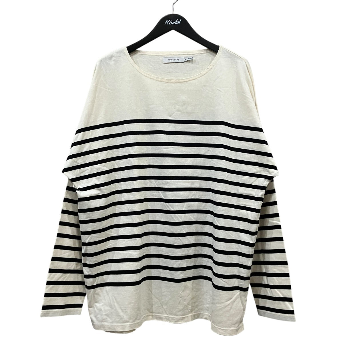 「CLERK L S TEE COTTON JERSEY BORDER」ボーダーロングスリーブTシャツNN-C3413