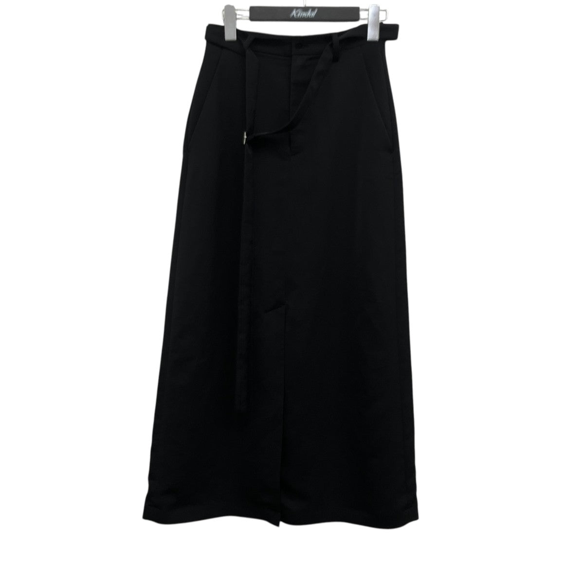 08sircus(ゼロエイトサーカス) ロングスカート S24AW-SK06 ブラック