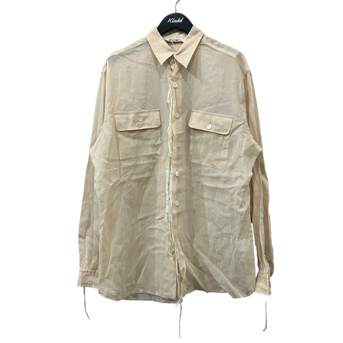 Midorikawa ORGANDY SHIRTmid26ss-sh06 古着・中古-1枚目のアイテム画像
