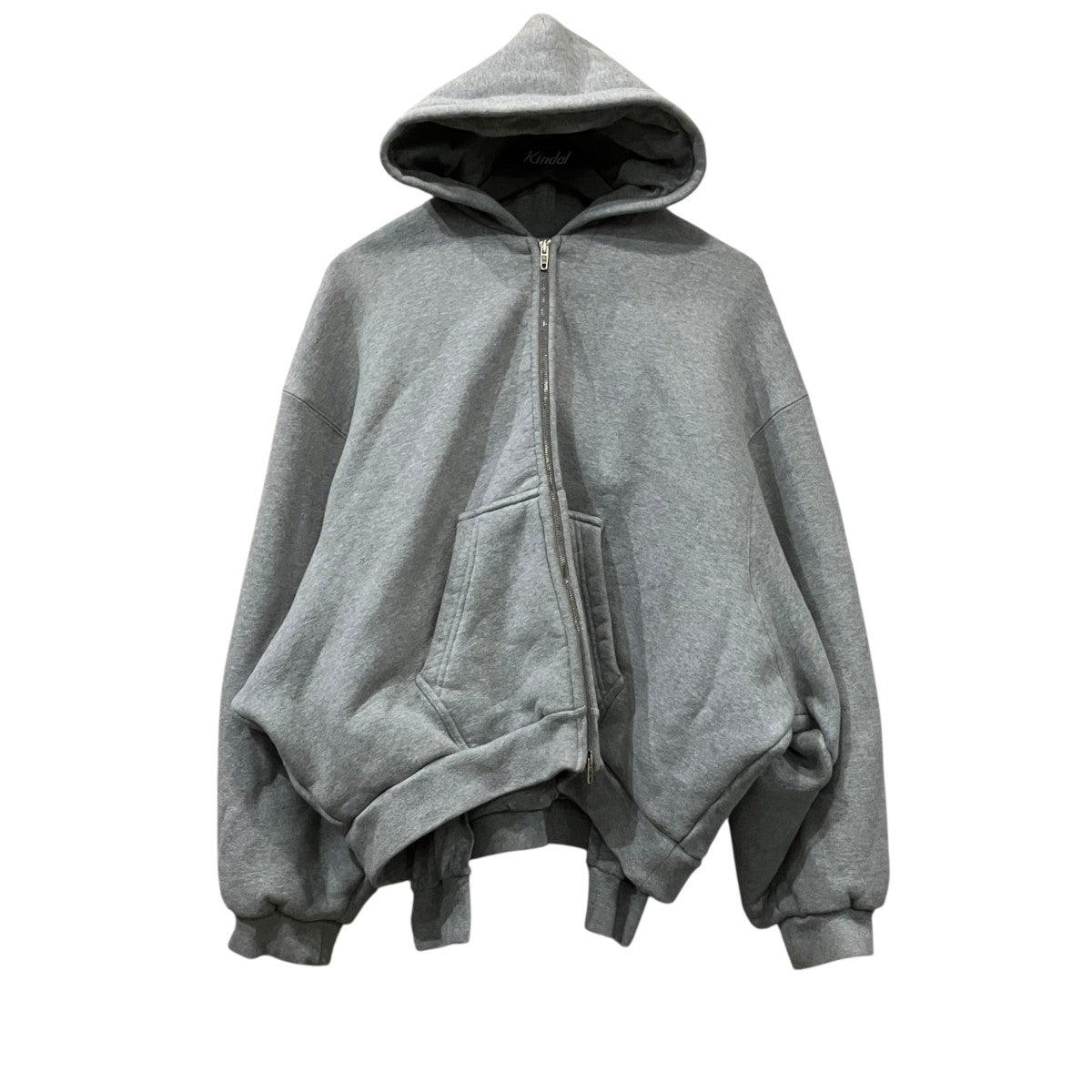 BALENCIAGA レイヤードデザインダブルフェイスジップアップパーカー 古着・中古-1枚目のアイテム画像