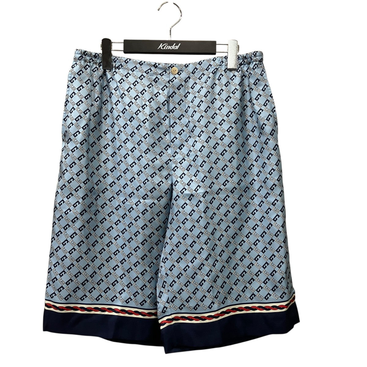 GUCCI(グッチ) GG総柄シルクショートパンツ672698 672698 スカイブルー