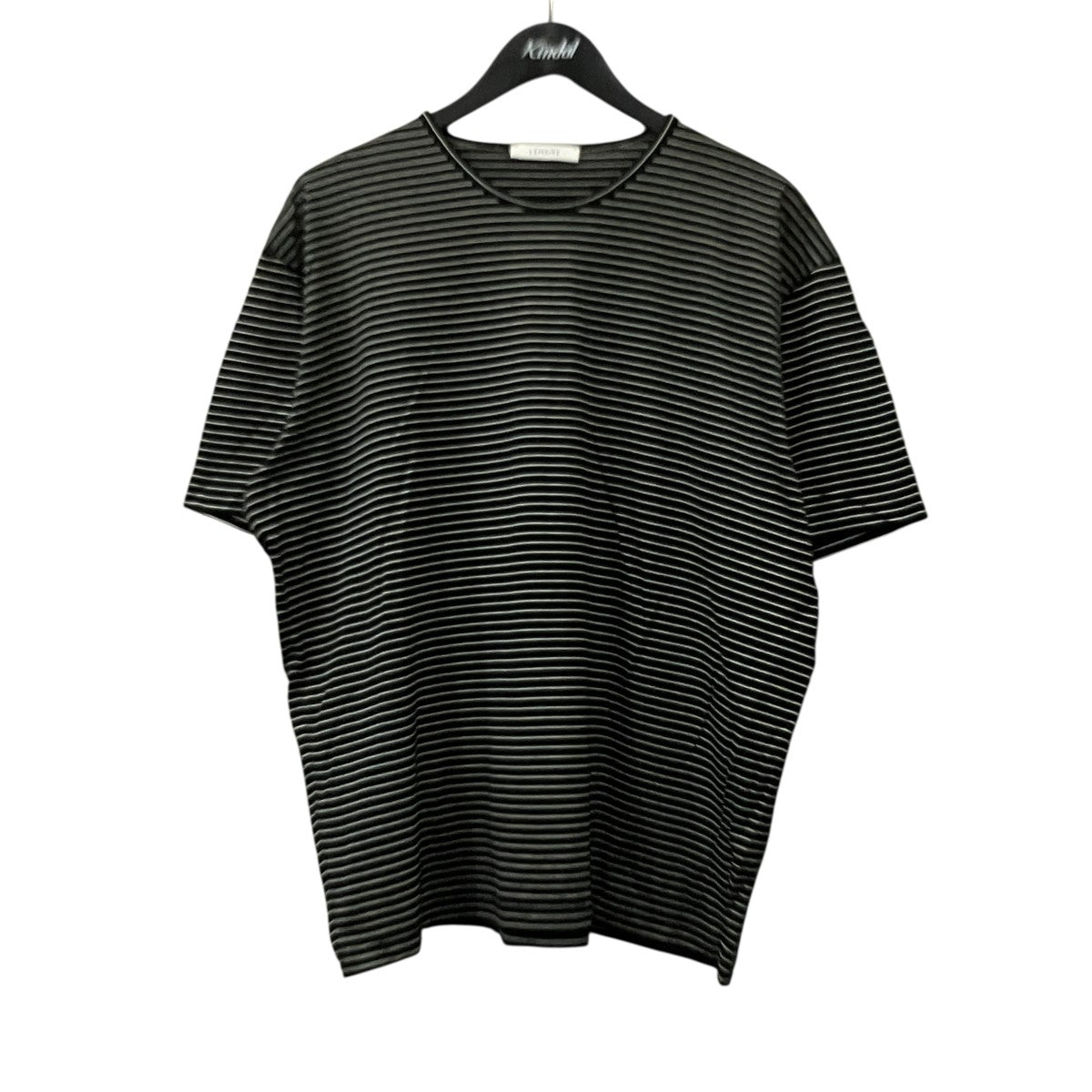 LEMAIRE(ルメール) ボーダーTシャツ 52152 ブラック×ホワイト サイズ