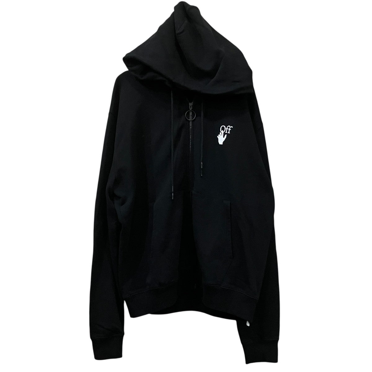 OFFWHITE(オフホワイト) ジップパーカー OMBE001F20FLE005 ブラック