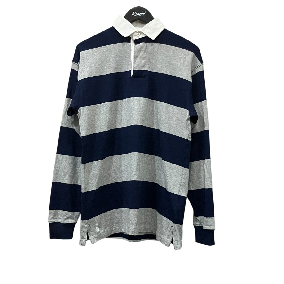POLO RALPH LAUREN(ポロラルフローレン) ラガーシャツ グレー×ネイビー