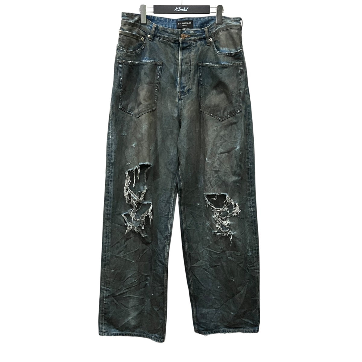 BALENCIAGA(バレンシアガ) PATCHED POCKET BAGGY JEANS デニムパンツ 