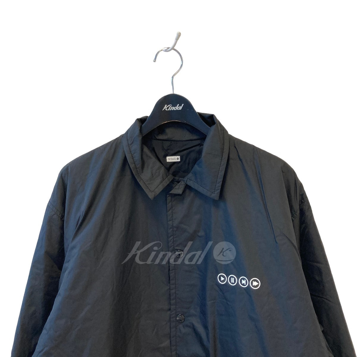 SEQUEL(シークエル) COACH JACKET SQ-22AW-JK-08 ブラック サイズ 14 ...