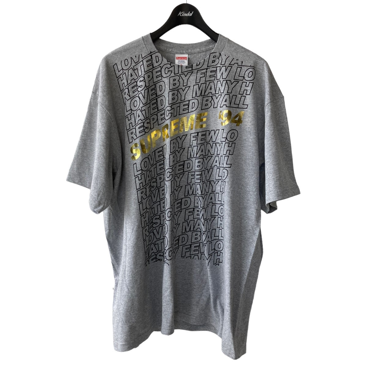 SUPREME(シュプリーム) 22SS RESPECTED TEE ブラック サイズ XL｜【公式】カインドオルオンライン  ブランド古着・中古通販【kindal】