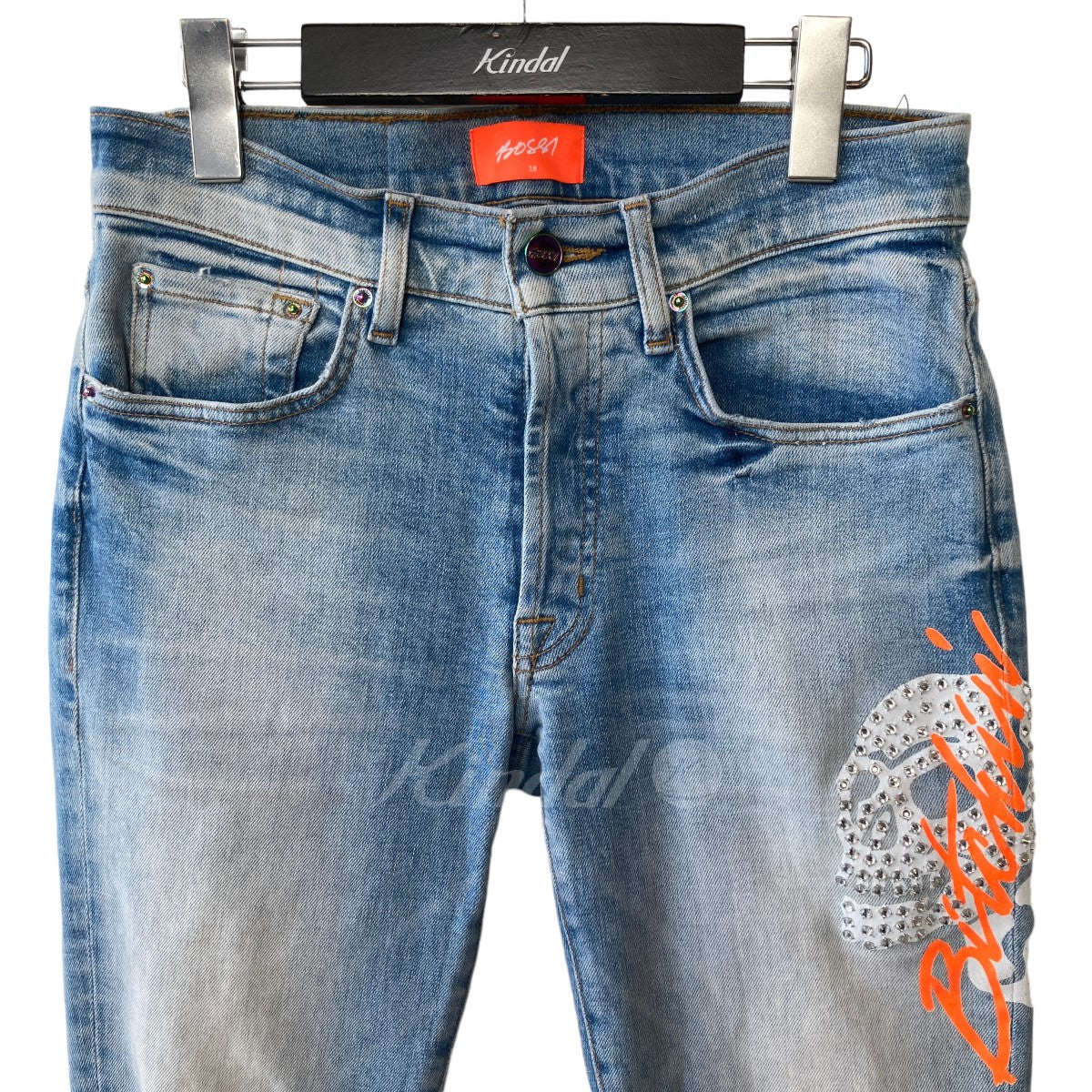 Bossi Sportswear(ボッシ スポーツウェア) Embroidered Logo Slim Fit Jeans インディゴ サイズ  13｜【公式】カインドオルオンライン ブランド古着・中古通販【kindal】