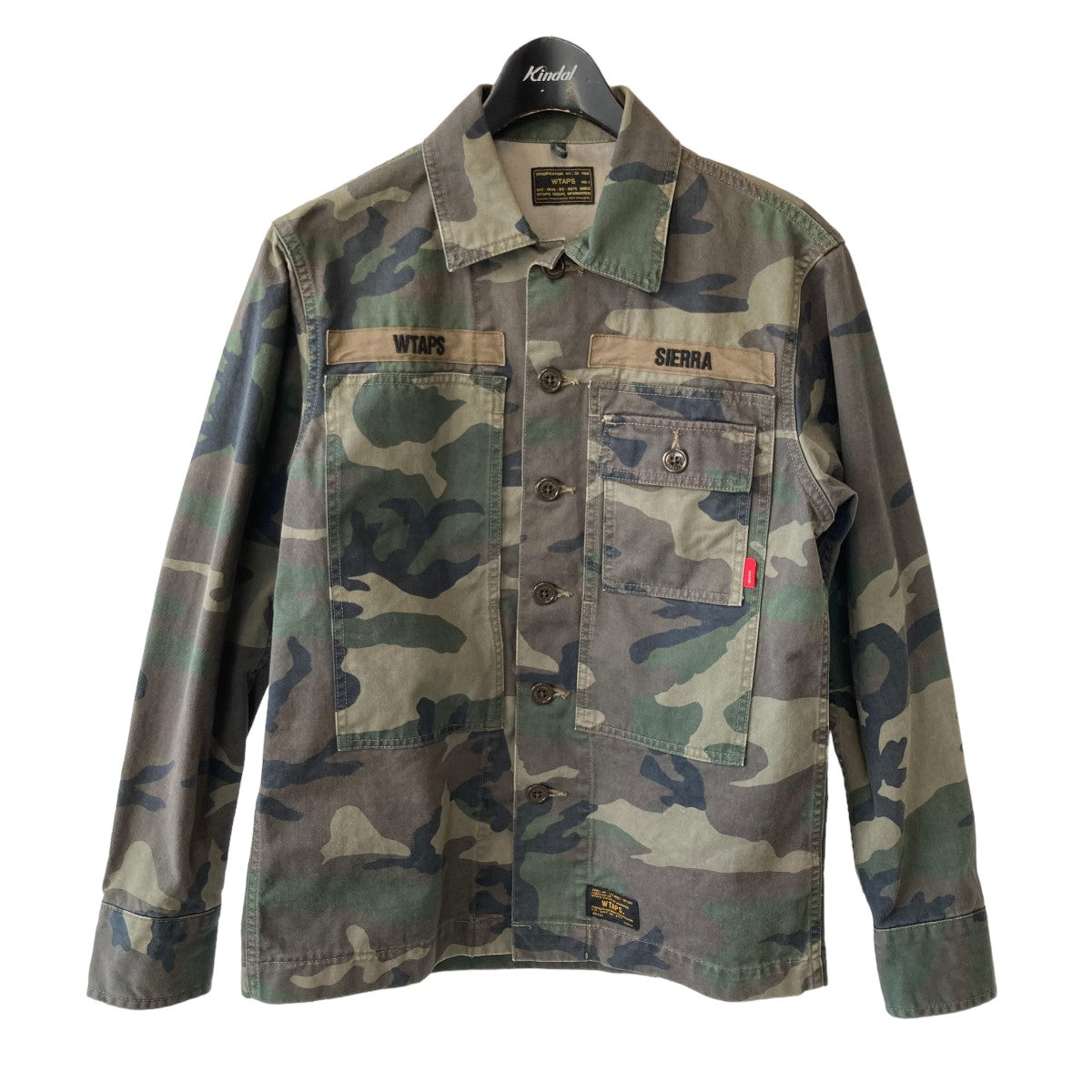 WTAPS(ダブルタップス) 16AW ダブルタップス ミリタリージャケット 162ltdt-shm02 グリーン サイズ  15｜【公式】カインドオルオンライン ブランド古着・中古通販【kindal】