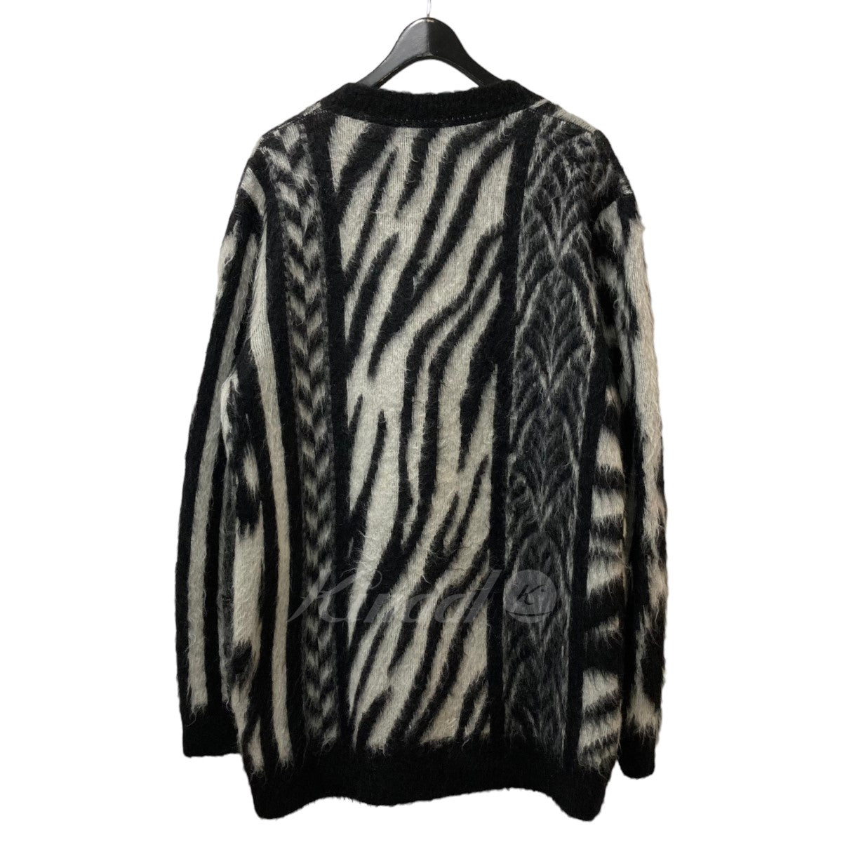 SAINT LAURENT PARIS モヘヤカーディガン 古着・中古-2枚目のアイテム画像