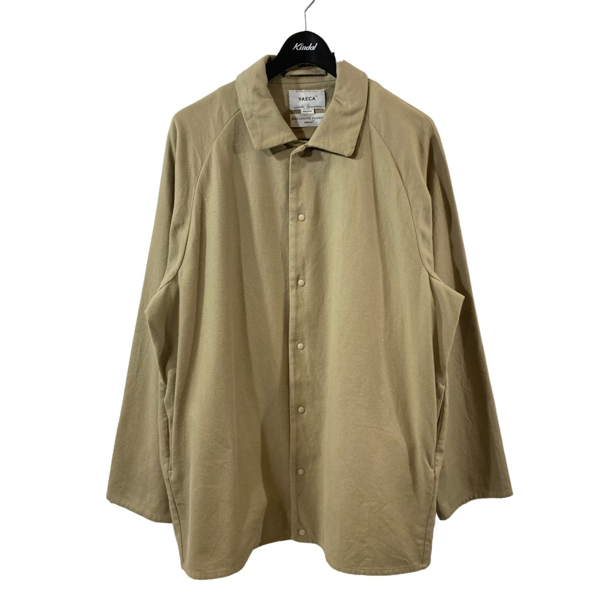 YAECA(ヤエカ) COMFORT SHIRT WIDE RS シャツ 19116 19116 ベージュ サイズ M｜【公式】カインドオルオンライン  ブランド古着・中古通販【kindal】