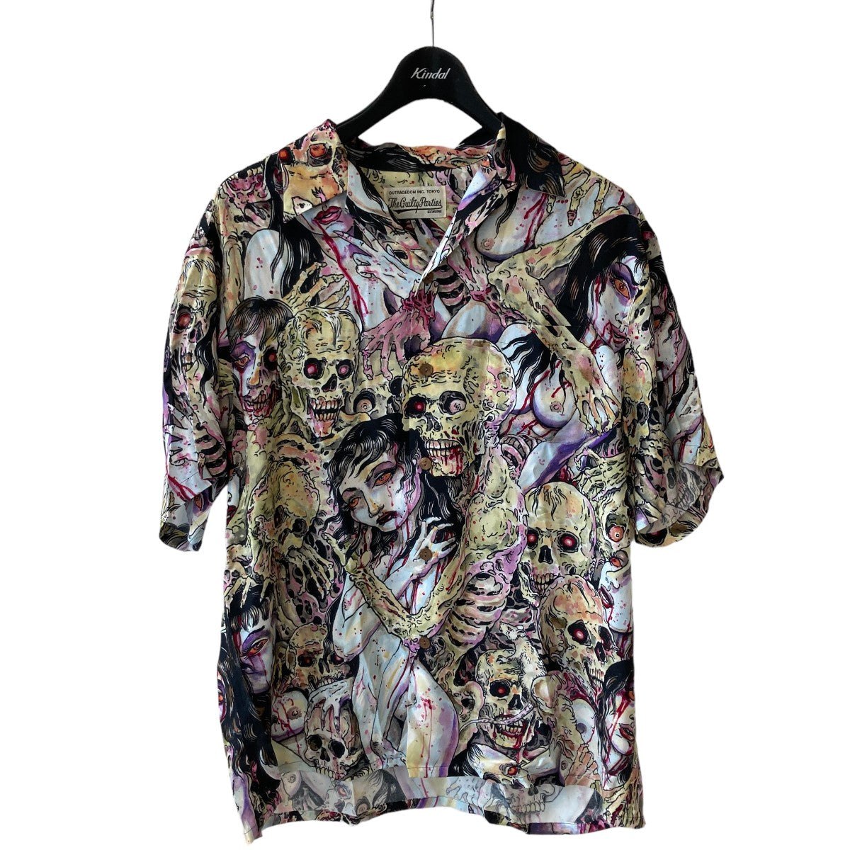 WACKO MARIA(ワコマリア) 21SS HAWAIIAN SHIRT ブラック サイズ 12 ...