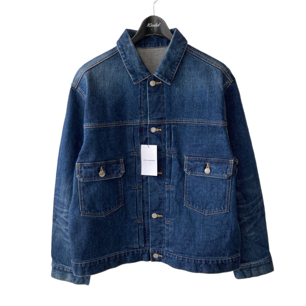 UNIFORM EXPERIMENT DAMAGED DENIM JACKET UE-240033 インディゴ サイズ  12｜【公式】カインドオルオンライン ブランド古着・中古通販【kindal】