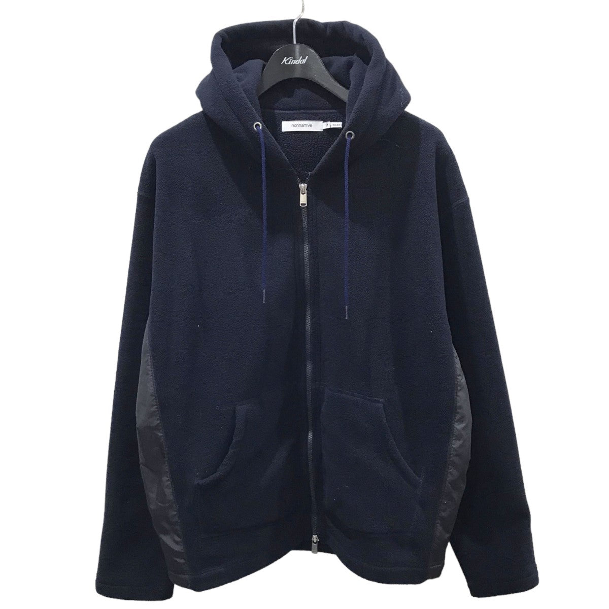 nonnative(ノンネイティブ) ジップアップフリースパーカー DWELLER FULLZIP HOODY POLARTEC フルジップフーディー  ポーラテック NN-C3605 ネイビー サイズ 2｜【公式】カインドオルオンライン ブランド古着・中古通販【kindal】