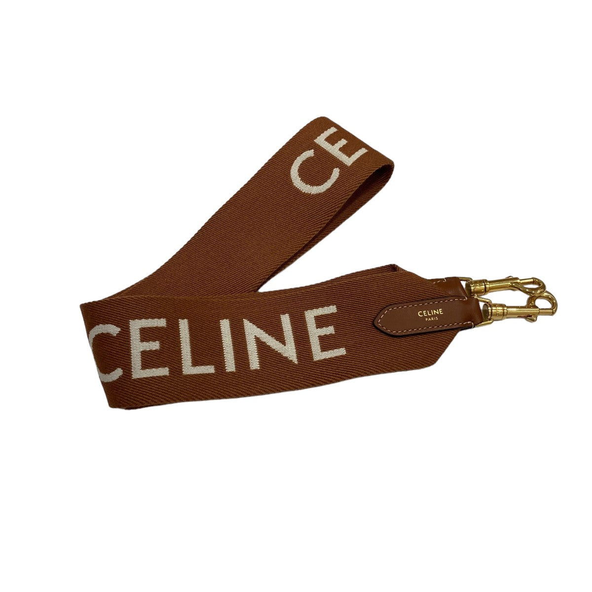 CELINE(セリーヌ) ジャカード ショートストラップ S-AN-3262 ブラウン 