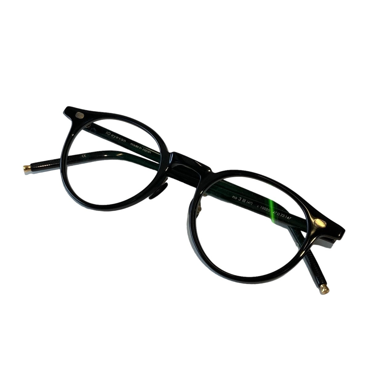 専用新品未使用 10eyevan No.3Ⅳ 1002 荒々しい サーモント47-22 