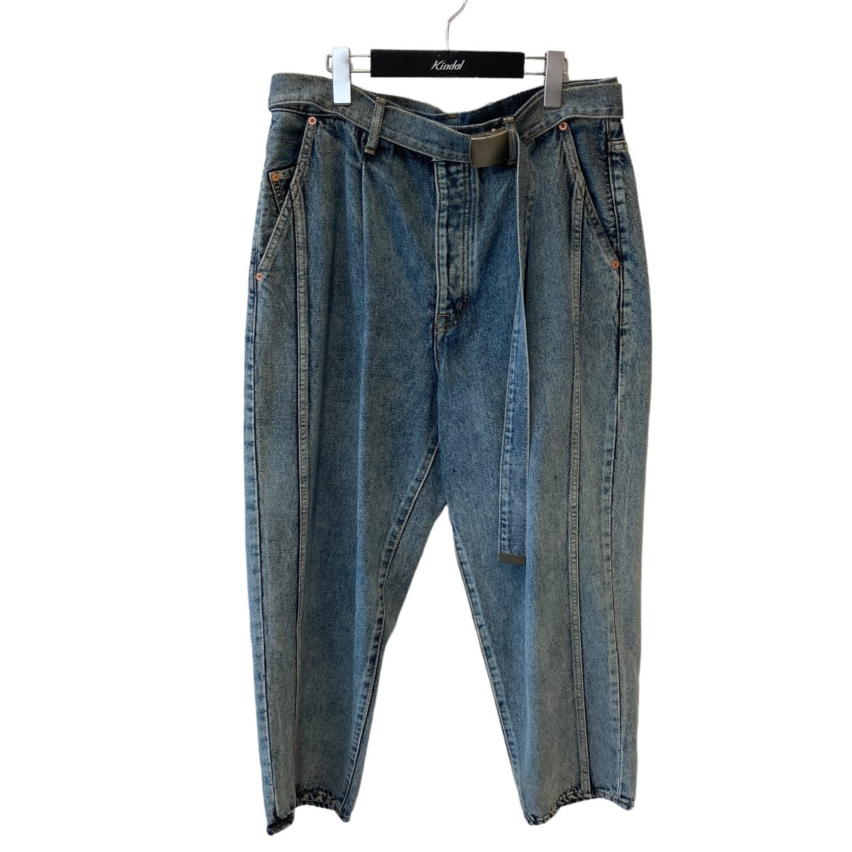 doublet(ダブレット) SILK DENIM WIDE TAPERED TROUSERデニムパンツ19ss06pt91 19ss06pt91  インディゴ サイズ S｜【公式】カインドオルオンライン ブランド古着・中古通販【kindal】