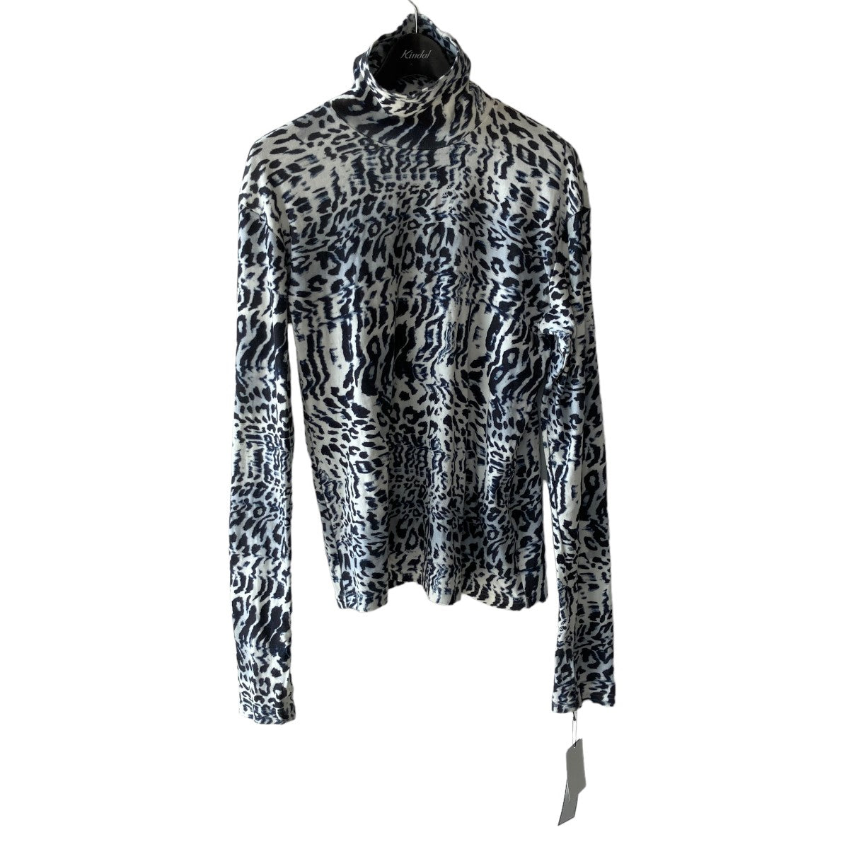 JOHN LAWRENCE SULLIVAN(ジョンローレンスサリバン) Leopard print turtle neck  topタートルネックカットソー5B005-0223-20 5B005-0223-20 ホワイト サイズ M｜【公式】カインドオルオンライン ...