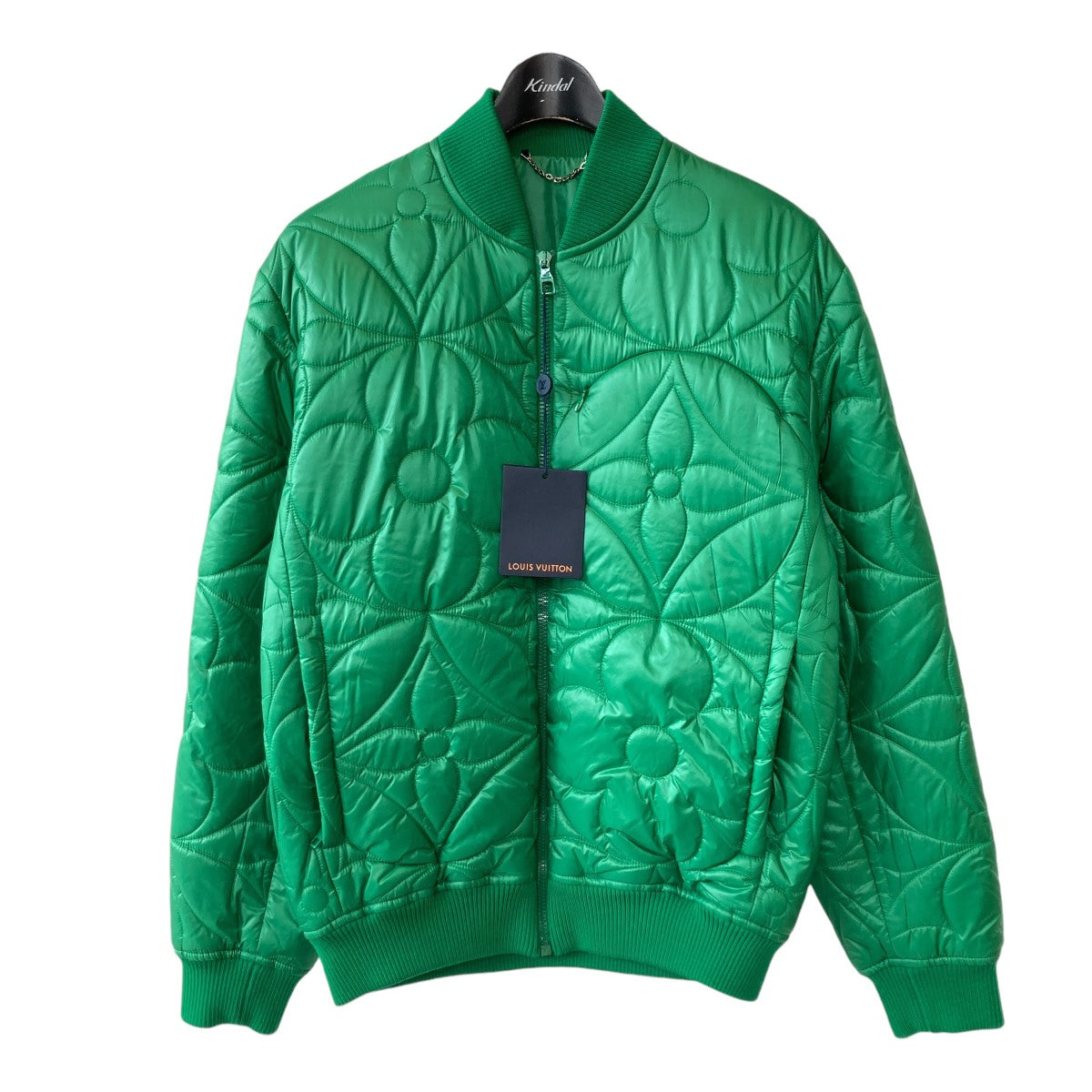 LOUIS VUITTON(ルイヴィトン) LVSE QUILTED BLOUSONモノグラムフラワーキルティングブルゾンHLB51E HLB51E  グリーン サイズ 44｜【公式】カインドオルオンライン ブランド古着・中古通販【kindal】