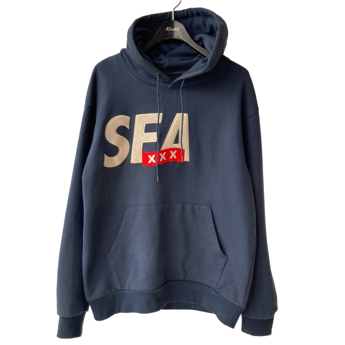 WIND AND SEA×GOD SELECTION XXX プルオーバーパーカーWDS-XXX-21A-02 WDS-XXX-21A-02 ネイビー  サイズ L｜【公式】カインドオルオンライン ブランド古着・中古通販【kindal】