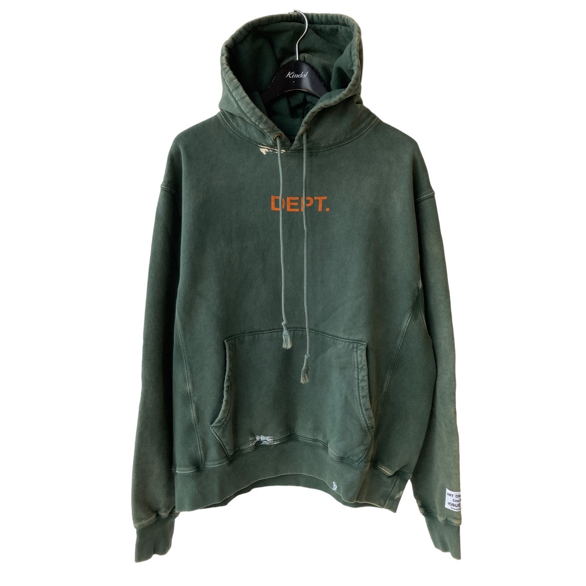 GALLERY DEPT(ギャラリーデプト) CENTER LOGO HOODIE22070597007610 22070597007610 グリーン  サイズ L｜【公式】カインドオルオンライン ブランド古着・中古通販【kindal】