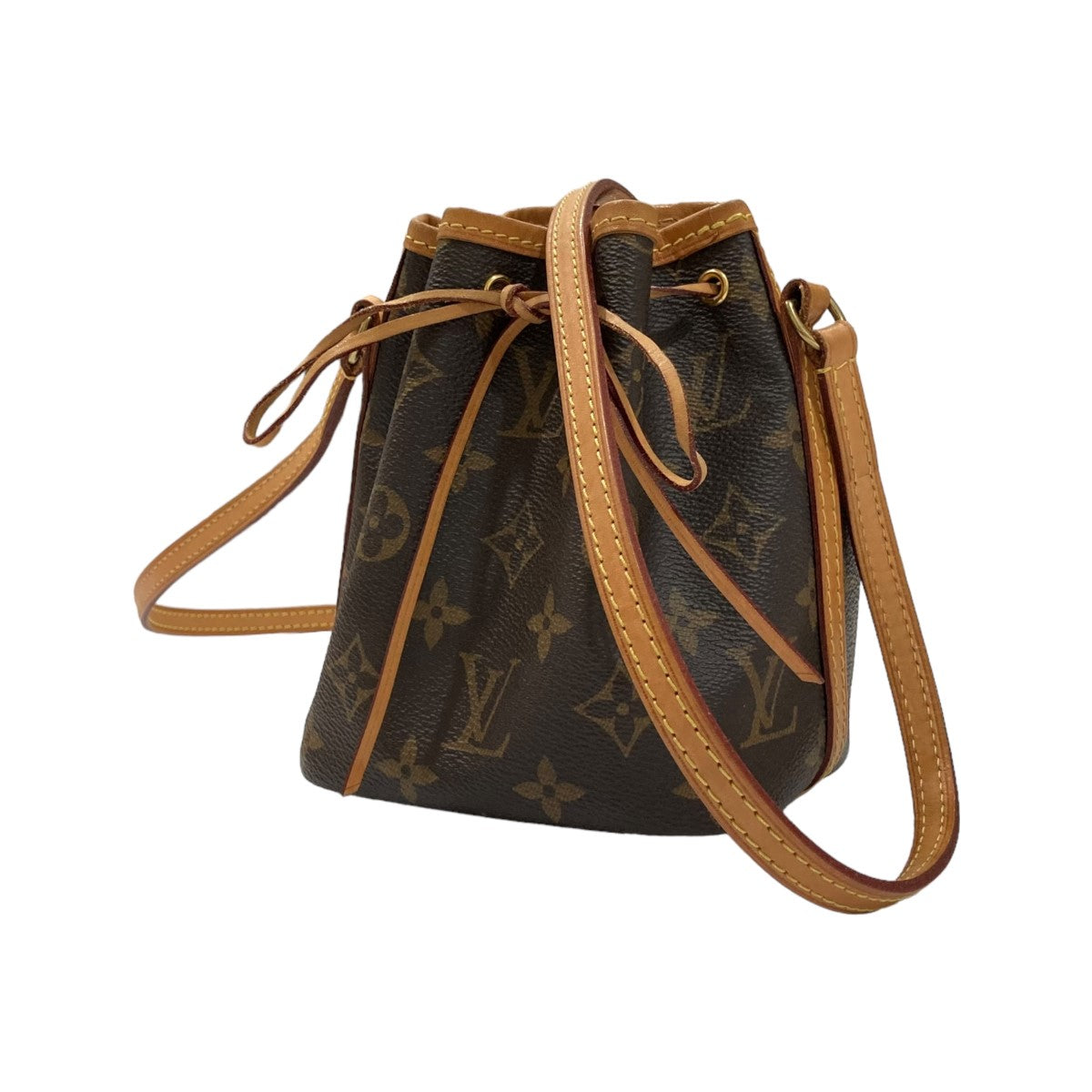 LOUIS VUITTON(ルイヴィトン) モノグラム 巾着 ショルダーバッグ M81266 AR4126 M81266 AR4126  ブラウン｜【公式】カインドオルオンライン ブランド古着・中古通販【kindal】