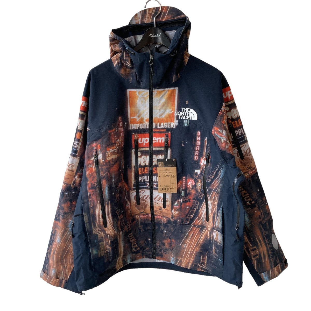 Supreme×THE NORTH FACE 22AWTaped Seam Shell Jacket Times squareマウンテンパーカー  ブラック サイズ XL｜【公式】カインドオルオンライン ブランド古着・中古通販【kindal】