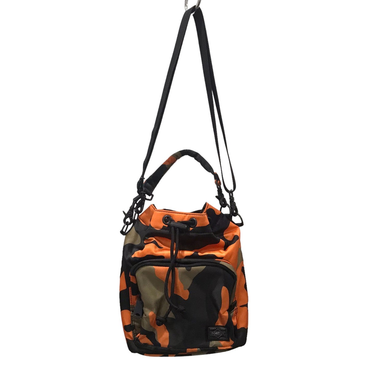 PORTER(ポーター) カモフラ柄2WAYショルダーバッグ トートバッグ Ps Camo Balloonsac バルーンサック 384-18192  384-18192 オレンジ・オリーブ・ブラック｜【公式】カインドオルオンライン ブランド古着・中古通販【kindal】