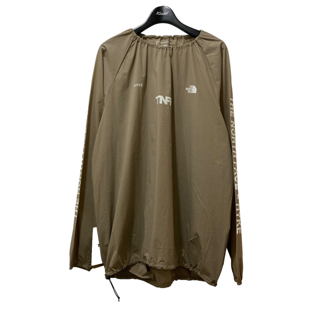 THE NORTH FACE×HYKE Trail Wind Crew トレイル ウィンド クルー ナイロントレーナー NP244HK NP244HK  ベージュ サイズ S｜【公式】カインドオルオンライン ブランド古着・中古通販【kindal】