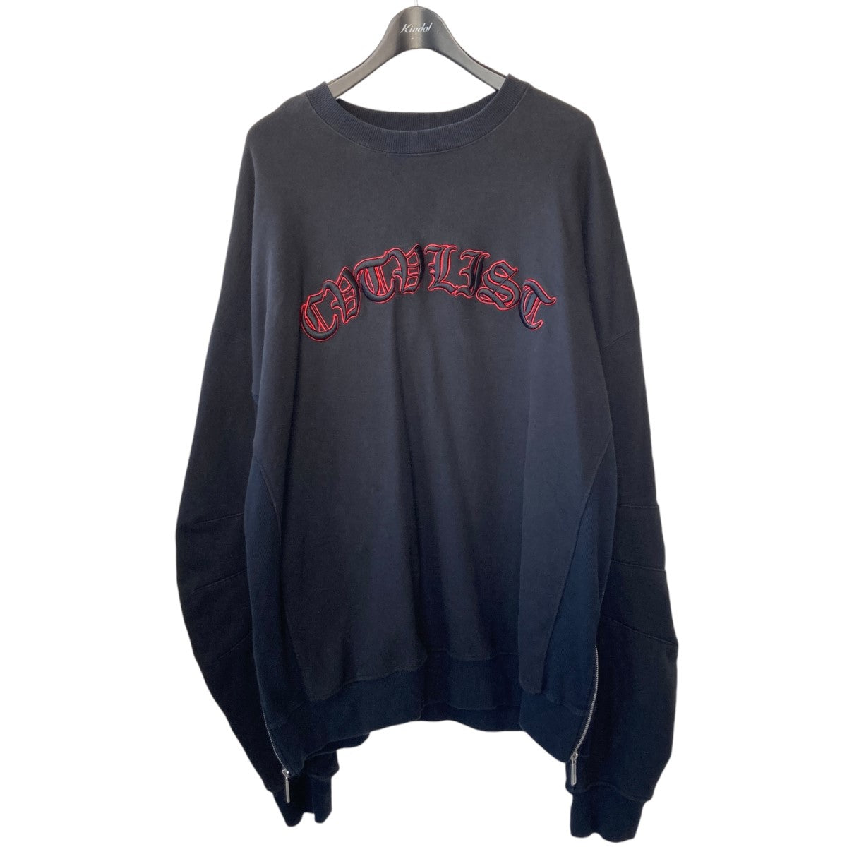 CVTVLIST(カタリスト) 24SSUsual Zip Crewneckクルーネック スウェットトレーナー2401010301  2401010301 ブラック サイズ 2｜【公式】カインドオルオンライン ブランド古着・中古通販【kindal】