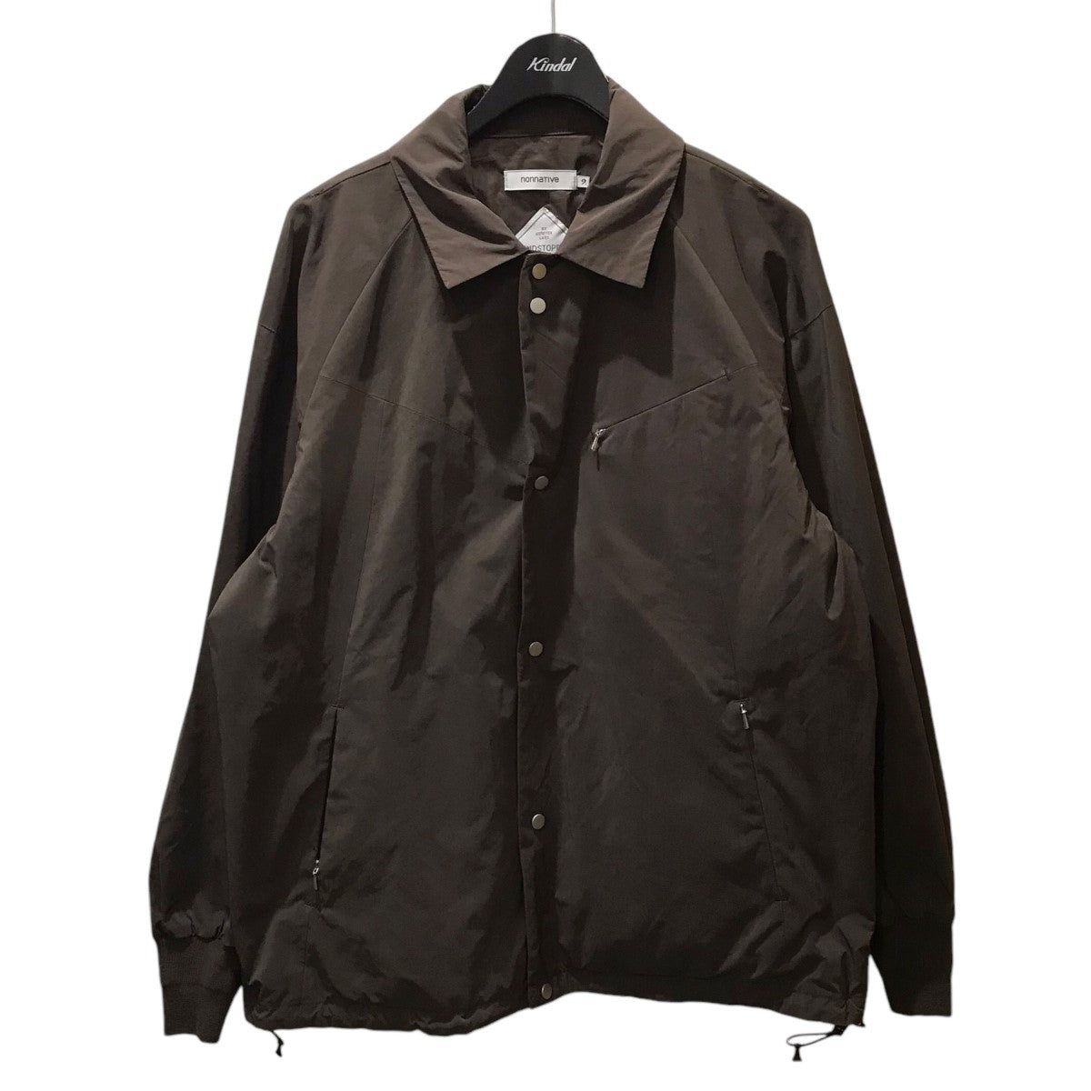 nonnative(ノンネイティブ) 24AW コーチジャケット COACH JACKET P／N TAFFETA WITH GORE-TEX  WINDSTOPPER NN-J4511 NN-J4511 ブラウン サイズ 2｜【公式】カインドオルオンライン ブランド古着・中古通販【kindal】