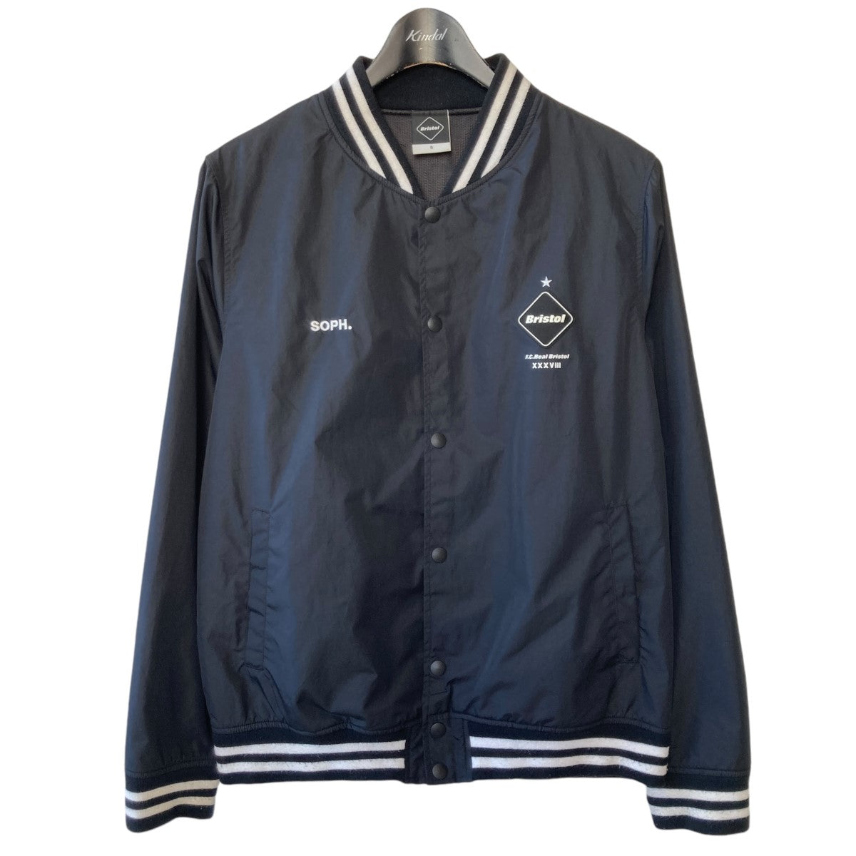 F．C．R．B．(エフシーアールビー) LIGHT WEIGHT STADIUM BLOUSONスタジャンFCRB-178006 FCRB-178006  ブラック サイズ S｜【公式】カインドオルオンライン ブランド古着・中古通販【kindal】