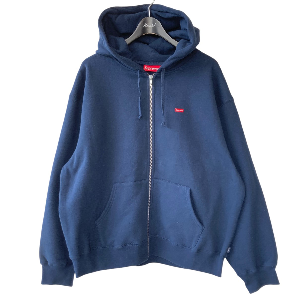 Supreme(シュプリーム) Small Box Zip Up Hooded Sweatshirtジップアップパーカー ネイビー サイズ L｜【公式】カインドオルオンライン  ブランド古着・中古通販【kindal】