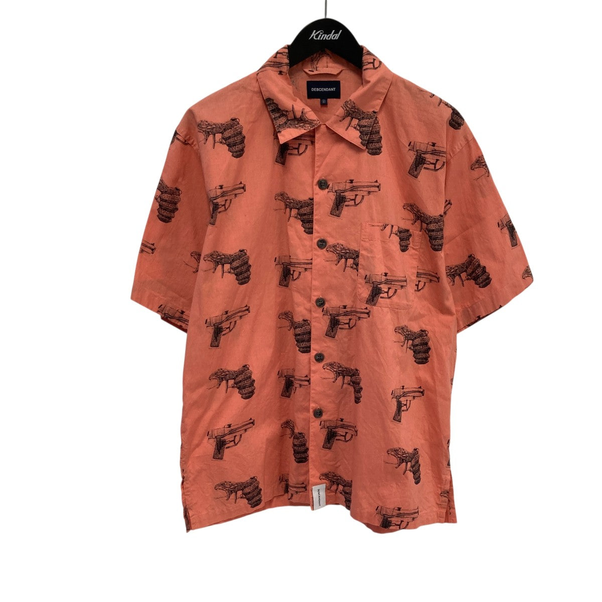 DESCENDANT(ディセンダント) SPLASH TEXTILE SS SHIRTオープンカラー