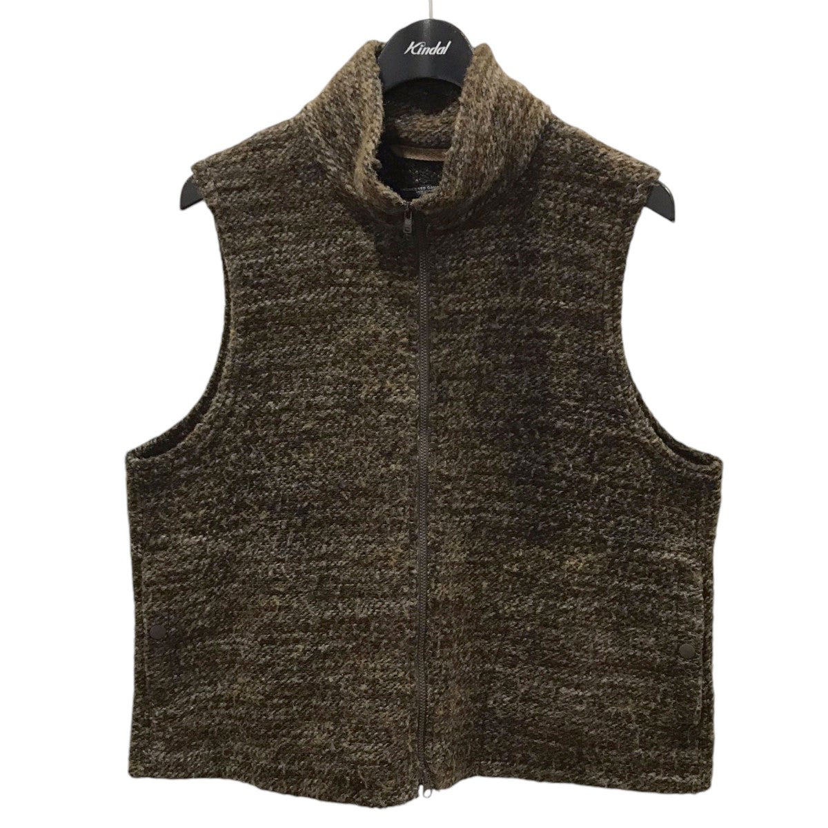 Engineered Garments(エンジニアードガーメンツ) 23AW ジップアップニットベスト High Mock Knit Vest  ハイモックニットベスト ブラウン サイズ XS｜【公式】カインドオルオンライン ブランド古着・中古通販【kindal】