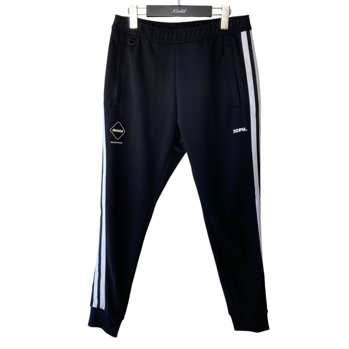 F．C．R．B．(エフシーアールビー) TRAINING TRACK RIBBED PANTSトラックパンツFCRB-242036 FCRB-242036  ブラック、ホワイト サイズ S｜【公式】カインドオルオンライン ブランド古着・中古通販【kindal】