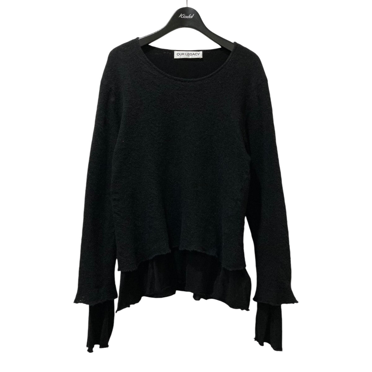 OUR LEGACY 2024AW DOUBLE LOCK LONG SLEEVE レイヤードロングスリーブトップス M4246CB 古着・中古-1枚目のアイテム画像