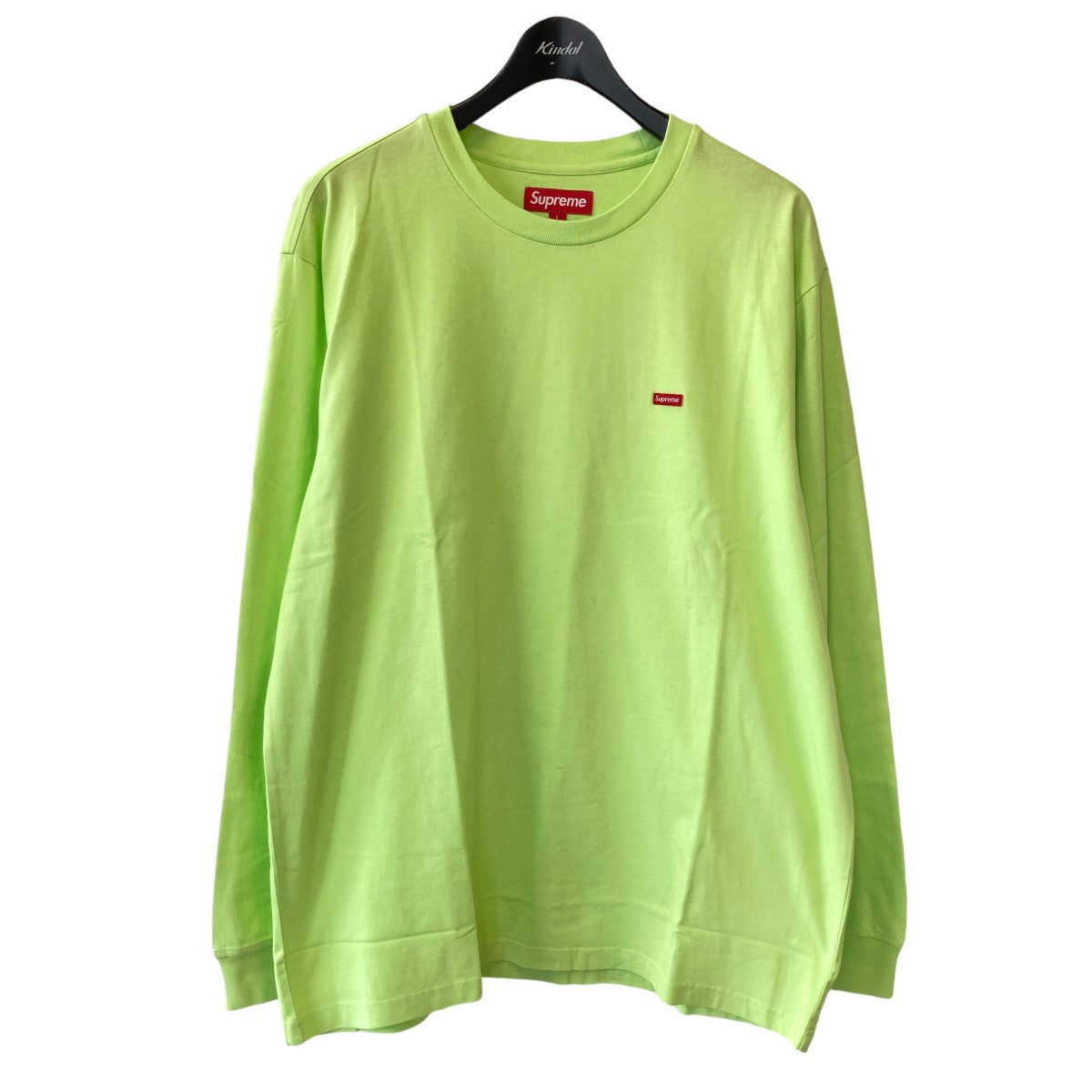 Supreme(シュプリーム) 24AWsmall box logo L／S Teeロングスリーブカットソー 黄緑 サイズ  L｜【公式】カインドオルオンライン ブランド古着・中古通販【kindal】