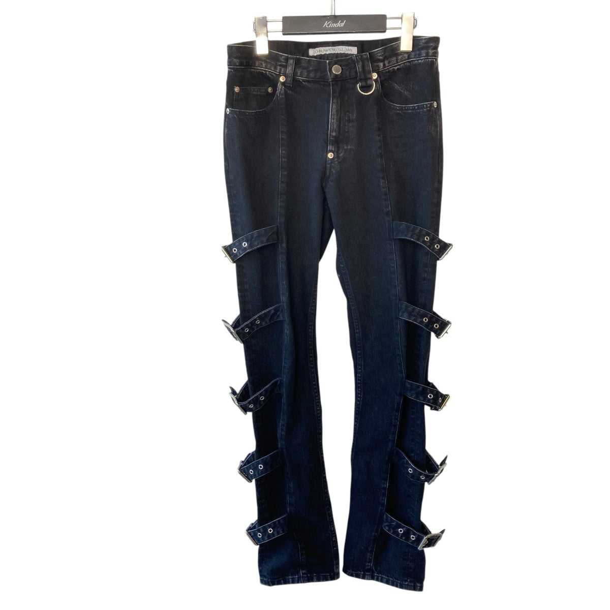 JOHN LAWRENCE SULLIVAN(ジョンローレンスサリバン) Washed denim bondage pantsデニムパンツ2b021-0323-32  2b021-0323-32 ブラック サイズ 44｜【公式】カインドオルオンライン ブランド古着・中古通販【kindal】