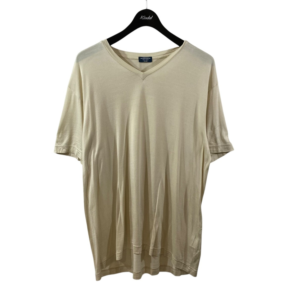 MAATEE&SONS SILK V-NECK TEE ムスターヴェルク別注半袖TシャツMTMU2103-0881 古着・中古-1枚目のアイテム画像
