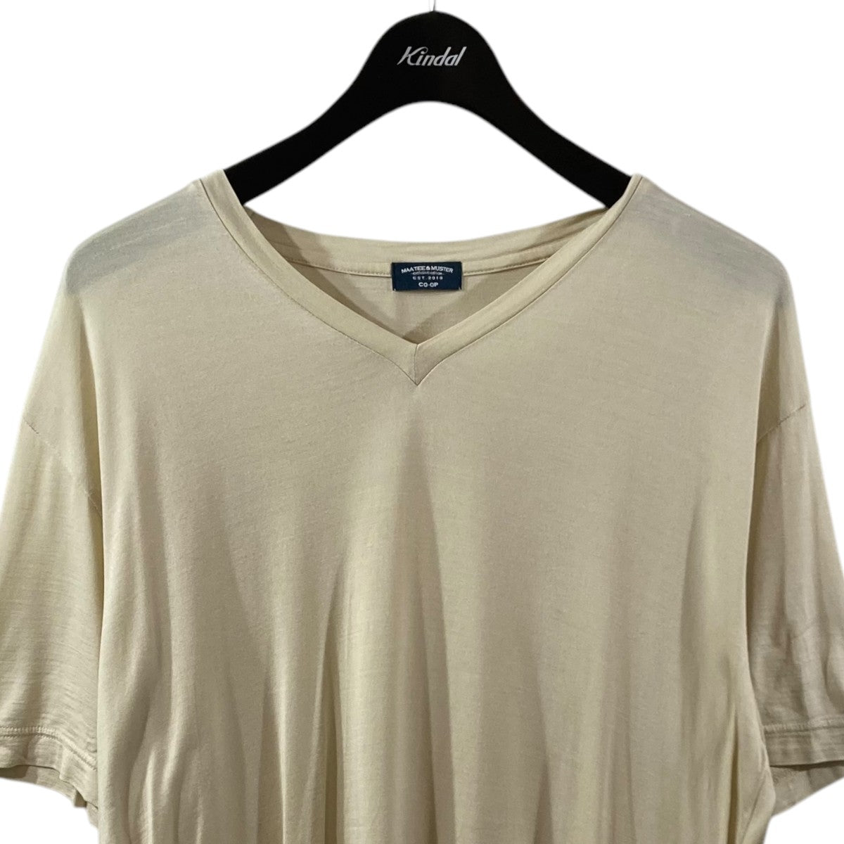 MAATEE&SONS SILK V-NECK TEE ムスターヴェルク別注半袖TシャツMTMU2103-0881 古着・中古-3枚目のアイテム画像