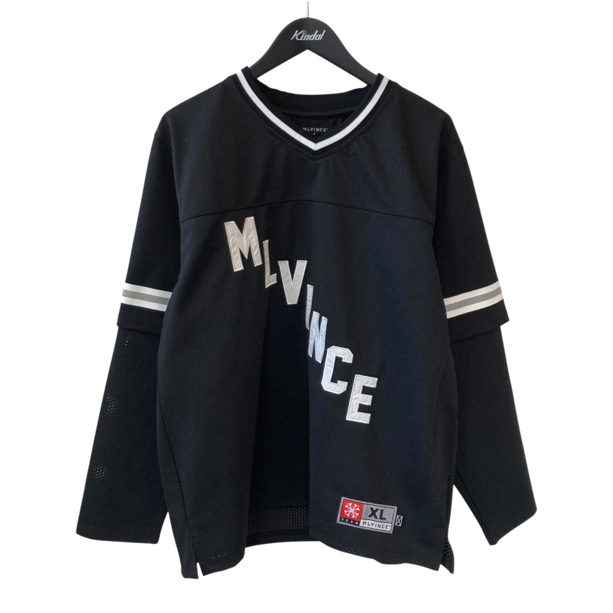 トップス mlvince LAYERED L/S FOOTBALL SHIRT XL MLVINCE(メルヴィンス) Layered L／S Football Shirt