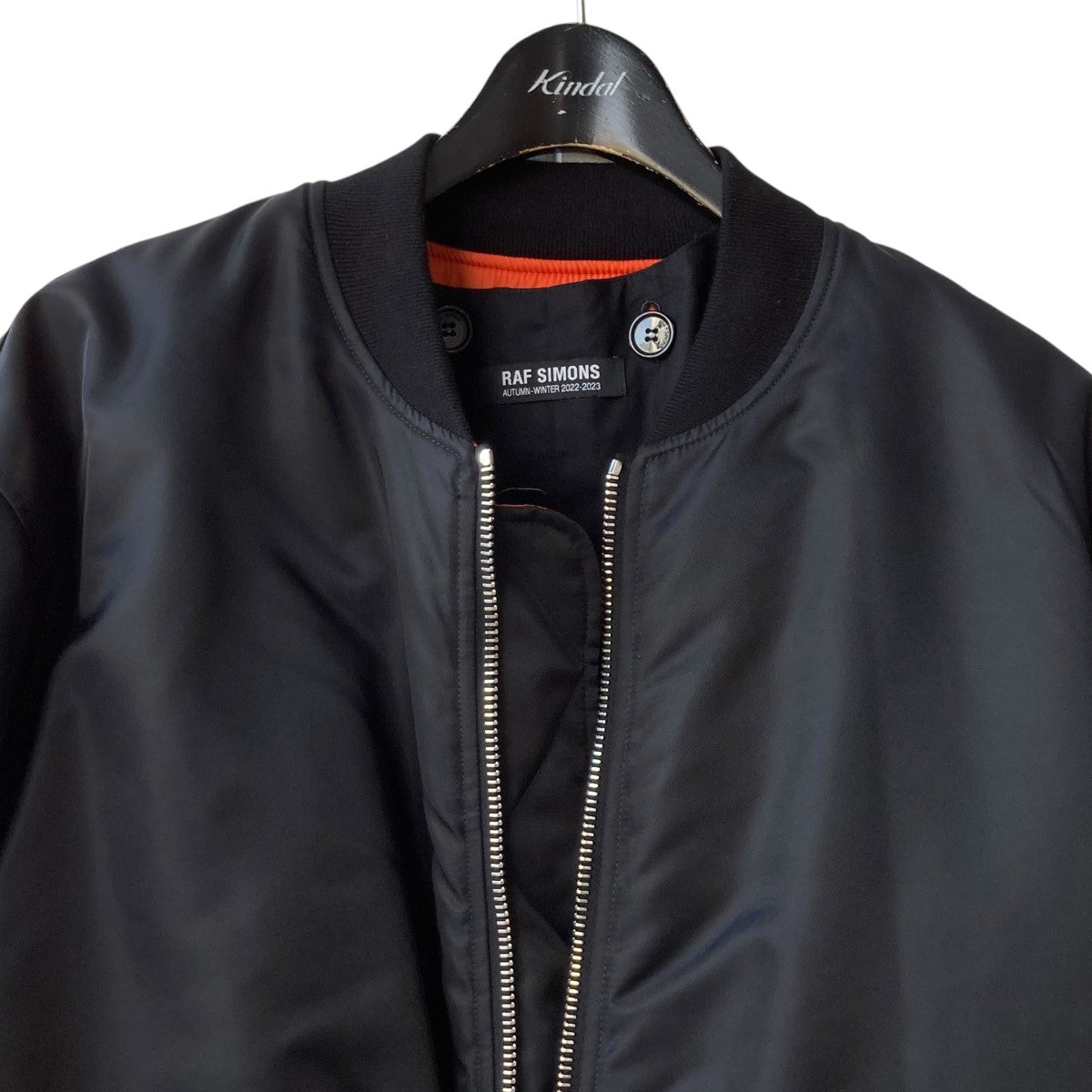 BOMBER WITH ELONGATED UNDERCOATレイヤード MA-1ジャケット222-m620a