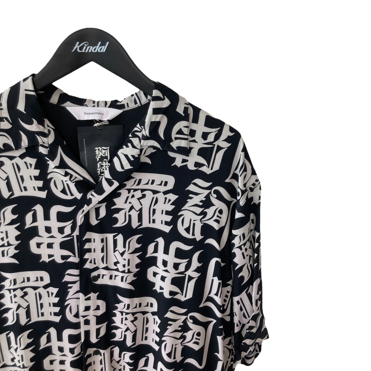 SASQUATCHfabrix. OPEN COLLAR H/S SHIRT あぶらかたぶらオープンカラーシャツ20SS-SY5-030 古着・中古-3枚目のアイテム画像
