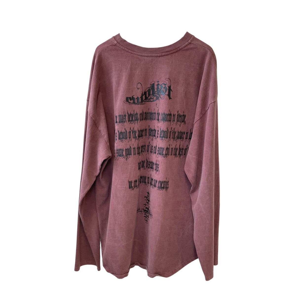 グラフィックプリント ロングスリーブTシャツ2101090303