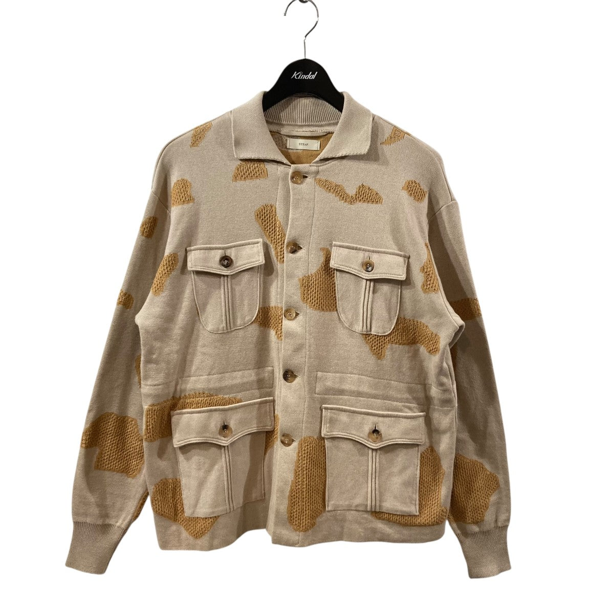 STEAF スティーフ ニット STEAF(スティーフ)のDRIVING KNIT BLOUSON