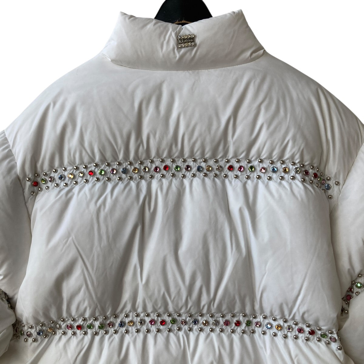 studded puffer jacket 中綿ジャケット