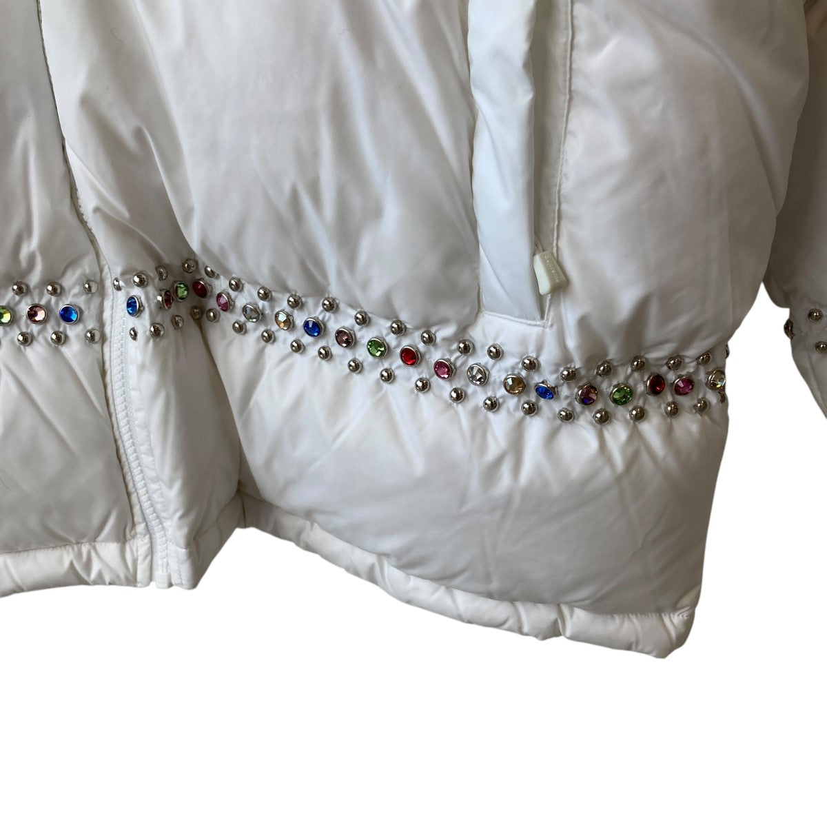 studded puffer jacket 中綿ジャケット