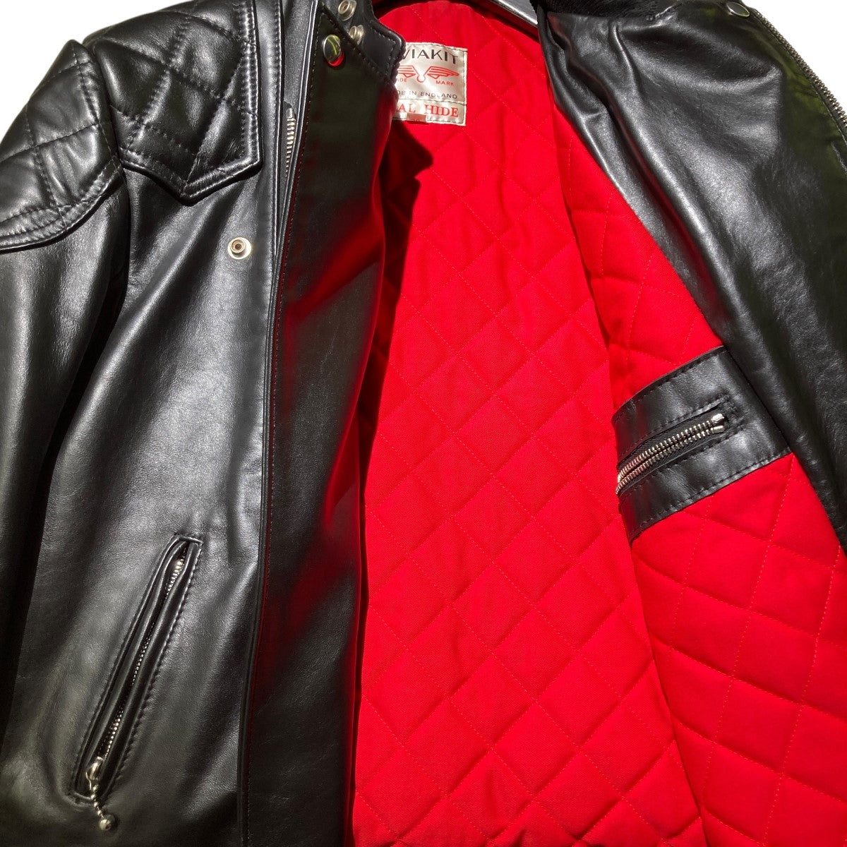 Lewis Leathers 445T T.F SUPER MONZAレザージャケット 古着・中古-8枚目のアイテム画像